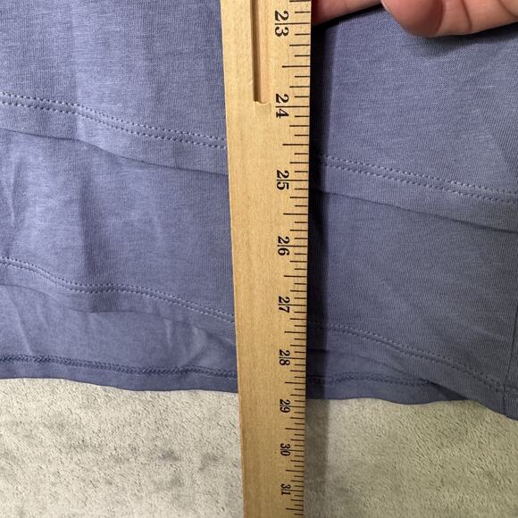 Pure Jill Elliptical Layered Top Womens Large 3/4 Sleeve Tunic Modal Rayon - Picture 9 of 9